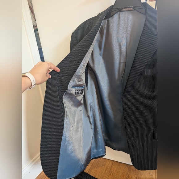 Oscar de la Renta Men Pinstripe Suit - Picture 4 of 14